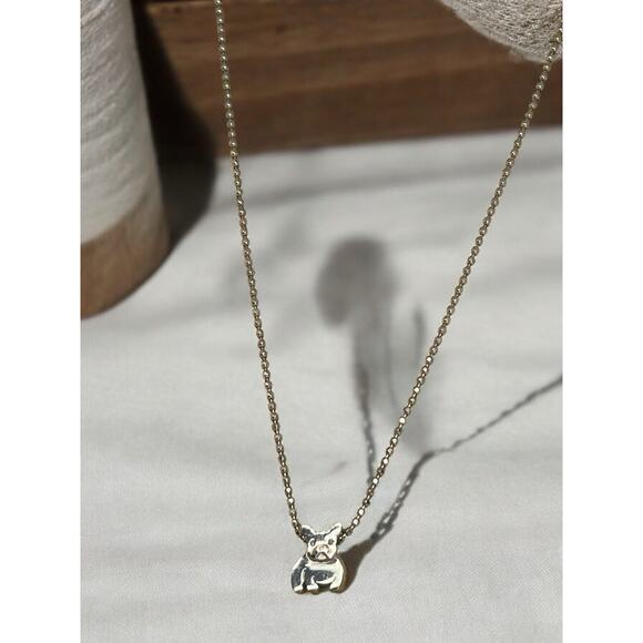 Alex Woo Sterling Silver French Bulldog Pendant Necklace Designer Frenchie Dog - Picture 16 of 16